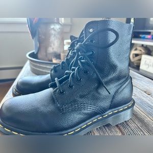 Doc Martens Vegan Leather Laced Combat Boots
